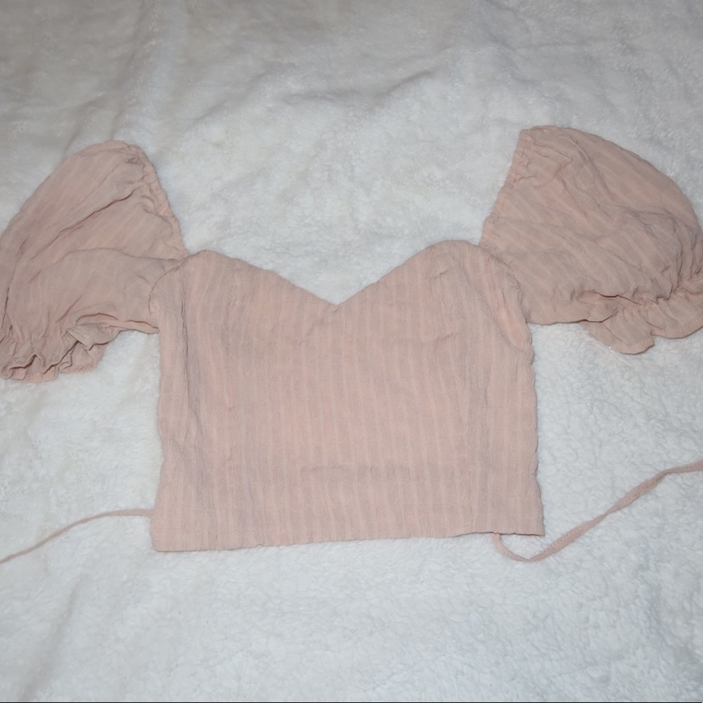 Open back blouse